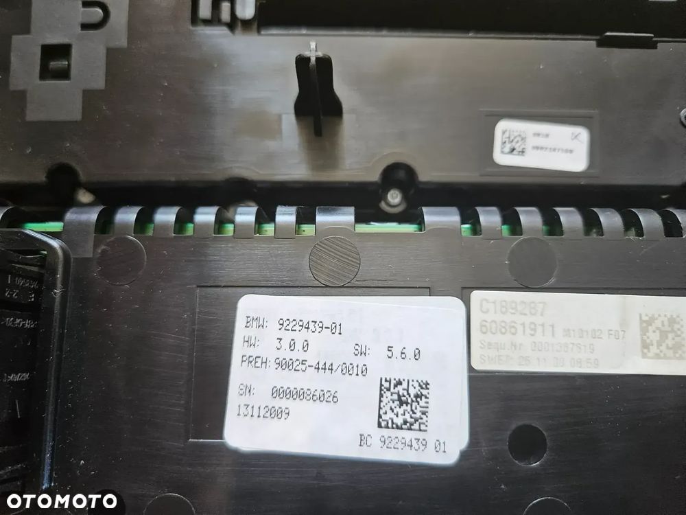 BMW 5 / F10 F11 LCI - PANEL KLIMATYZACJI RADIA KLIMATRONIC - 3