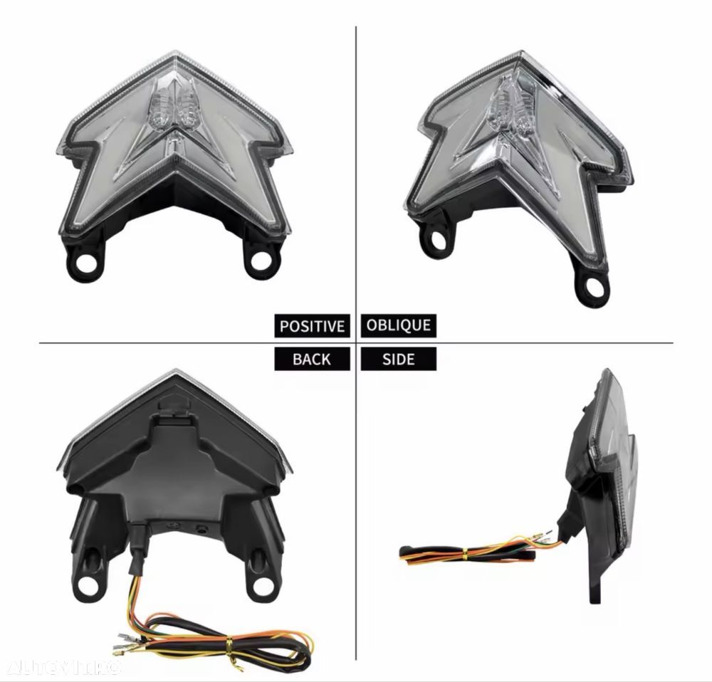 Stop Lampa Spate Led Stop Frana Semnalizare Semnal Kawasaki ZX6R Z800 2013-2016 Z125 2013-22 - 2
