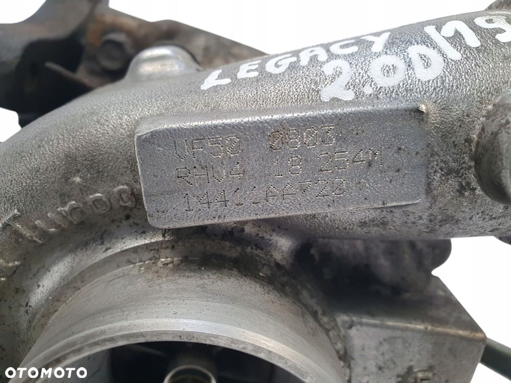 TURBOSPRĘŻARKA Subaru Legacy Outback Forester V 2.0 D 14411AA720 RHV4 - 10