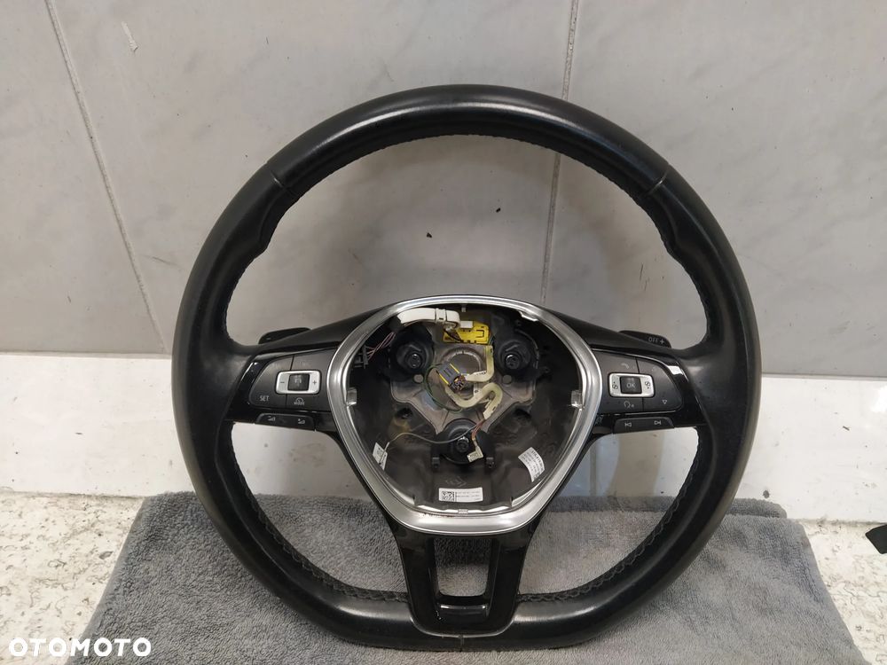 VW TIGUAN II KIEROWNICA MULTIFUNKCYJNA ŁOPATKI ORYGINAŁ - 2