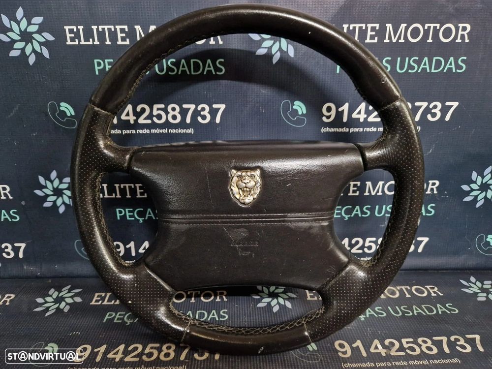 Volante usado pele com airbag 4 braços JAGUAR XJ X300 - 3