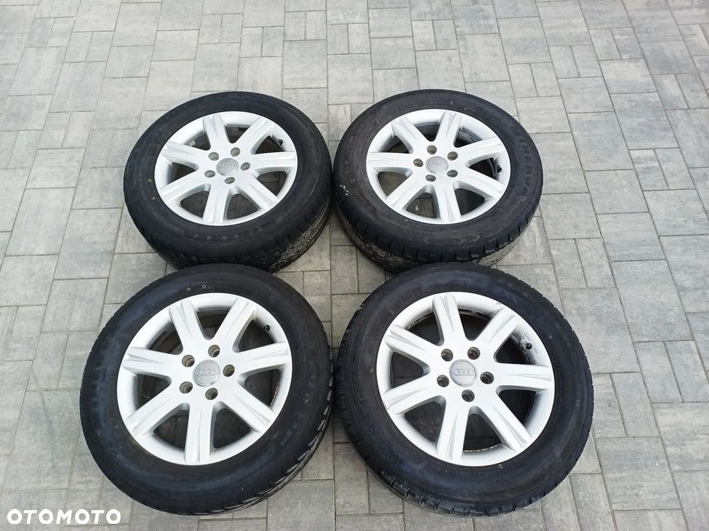 FELGI Z OPONAMI KOŁA ALUMINIOWE AUDI A3 A4 A6 R18 5X112 ET53 7,5JX18H2 57.1 mm OPONY MINERVA R18 235/60 ZIMA NR23 - 1