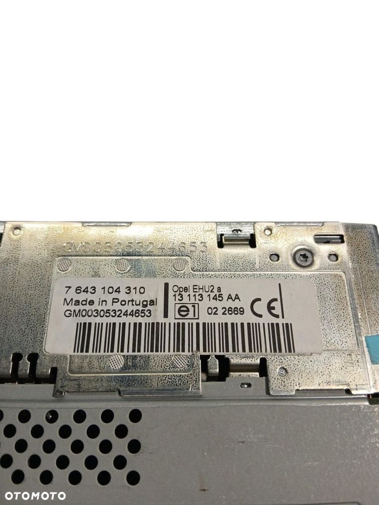 RADIO CD OPEL MERIVA A 13113145AA 7643104310 - 3