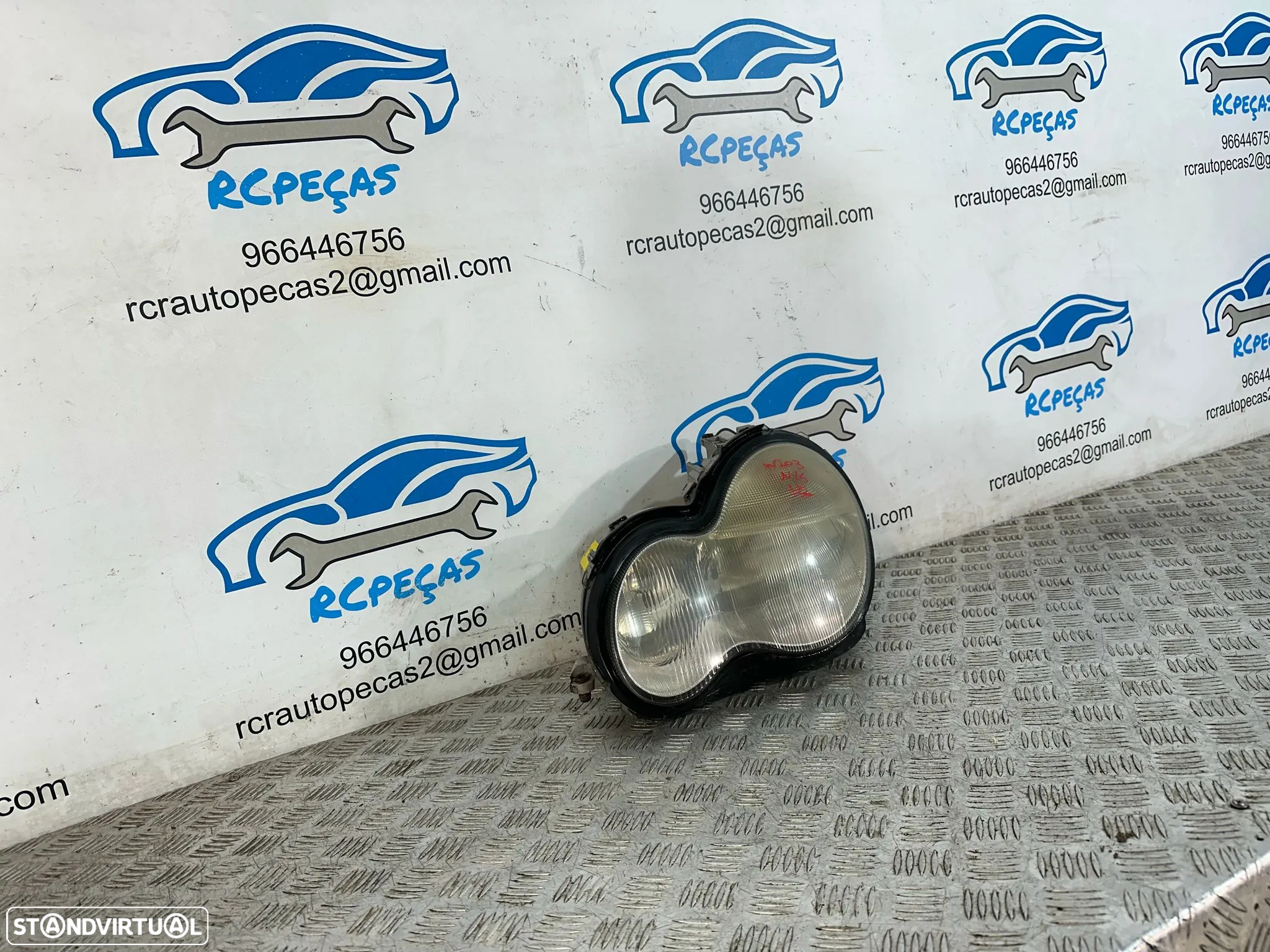 .Otica Farol Esquerda Original Halogénio Bosch Mercedes Benz W203 Classe C 1997 - 2007 - 3