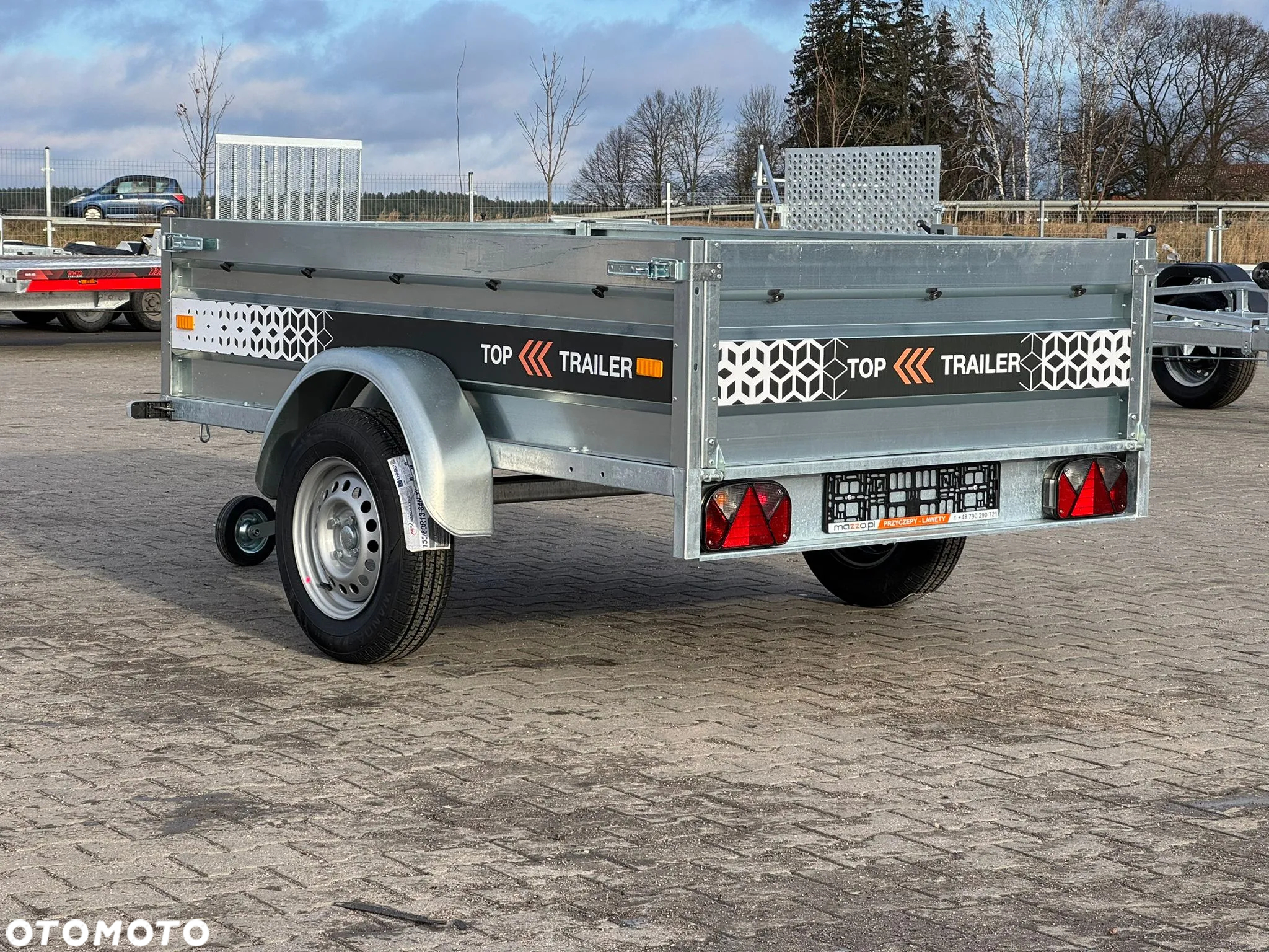MAZZO DOSTAWA! Przyczepa Top Trailer TT20 MAX 202x131x45cm DMC 750 kg SPAWANA! kat. B, MOCNA! PROMOCJA CENOWA! - 15