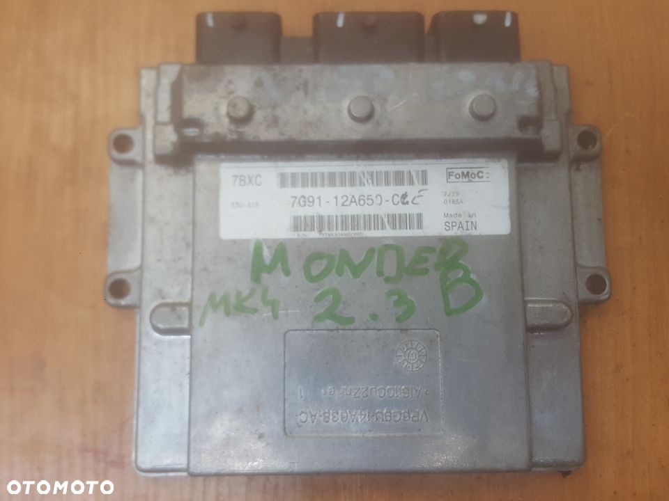 KOMPUTER FORD MONDEO 2.3 7G91-12A650-CC CE RADOM - 1