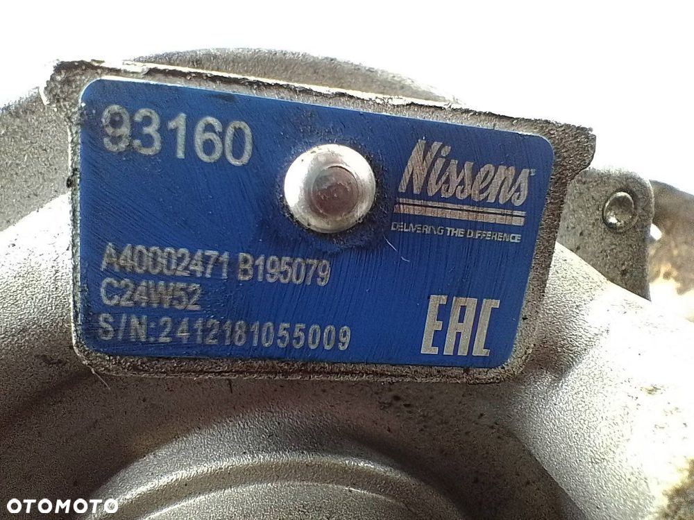 TURBINA Z KOLEKTOREM CITROEN JUMPER I FL 2.2 HDI NISSENS - 1