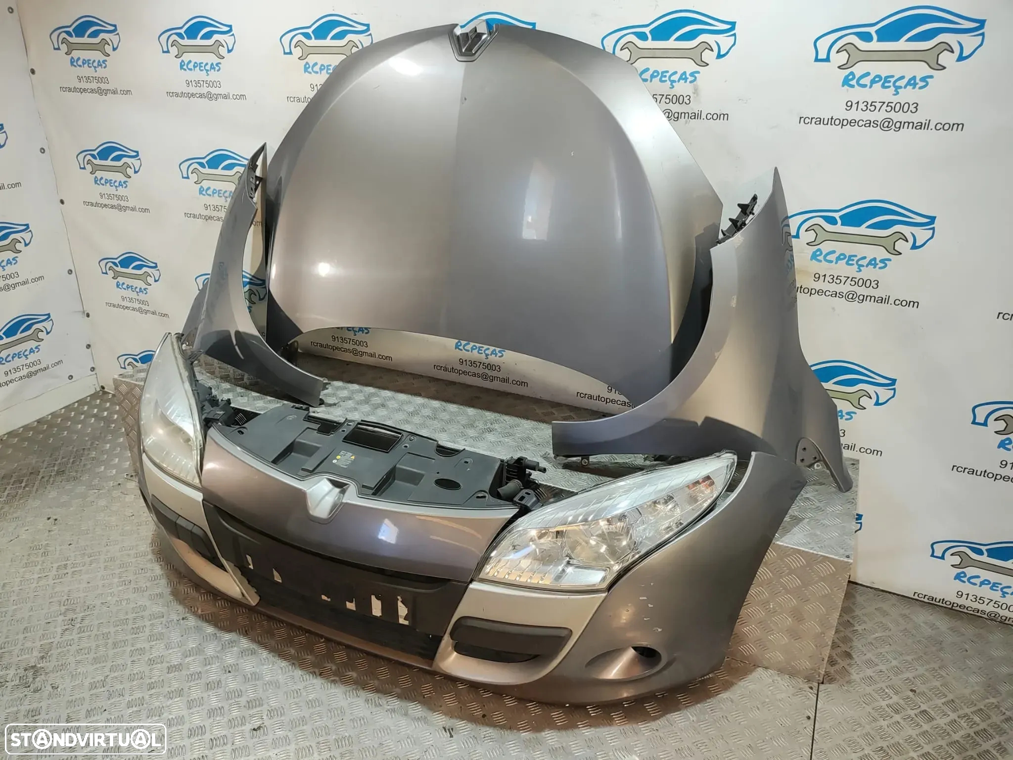 Frente completa Renault Megane 3 Coupe - Parachoques | Parachoque | Radiador | Radiadores | Guarda Lamas | Lama | Capot | Capo | Fibra | Reforço | Otica | Otica | Grelhas - 11