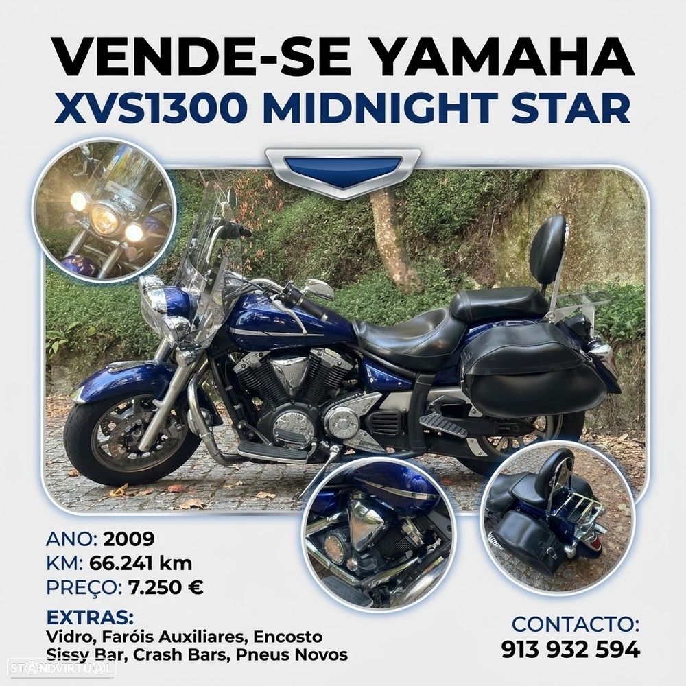 Yamaha XVS Xvs 1300 MIDNIGHTSTAR - 1