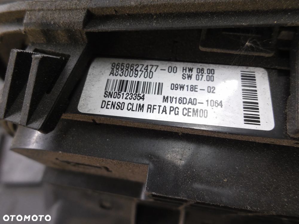 PANEL STEROWANIA NAWIEWU PASAŻERA 9659627477-00 CITROEN C4 PICASSO - 3