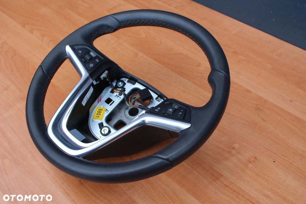 KIEROWNICA SKÓRA STEROWANIE OPEL ASTRA J MERIVA B MOKKA MULTIFUNKCJA - 2