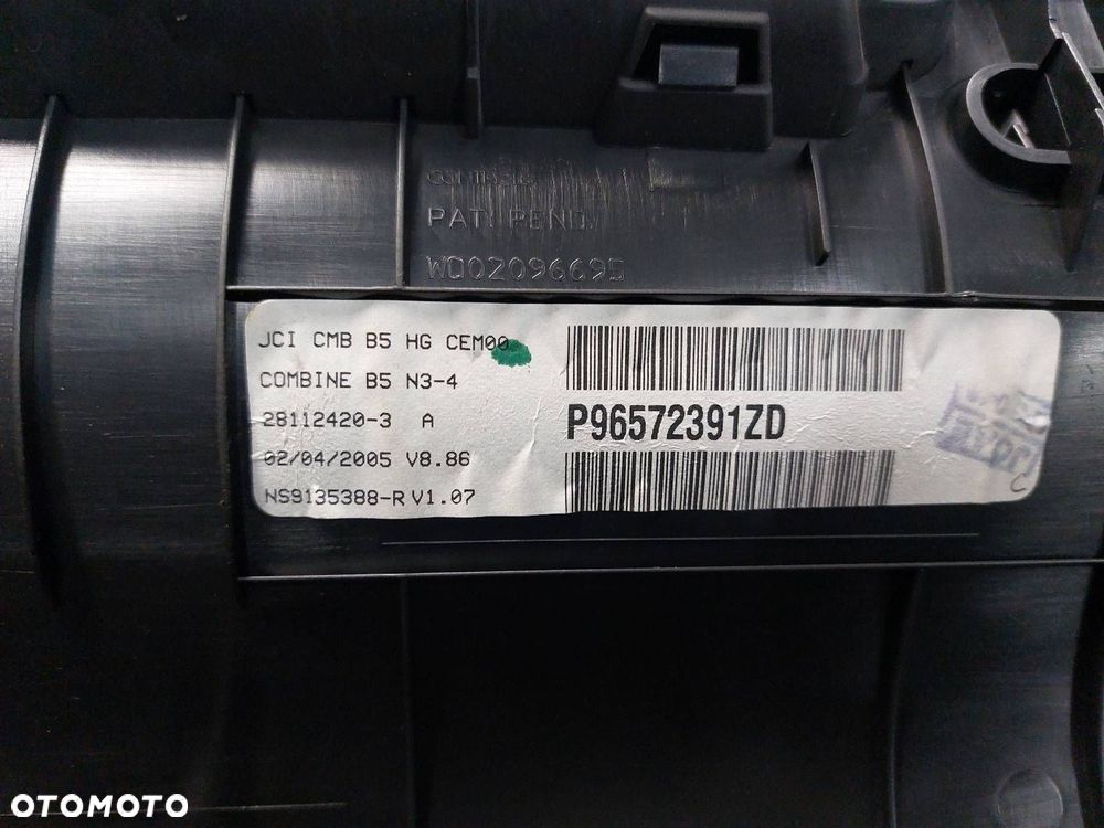 ZESTAW STARTOWY CITROEN C4 I 1.6 16V 9657489480 9660105980 9661682980 - 10