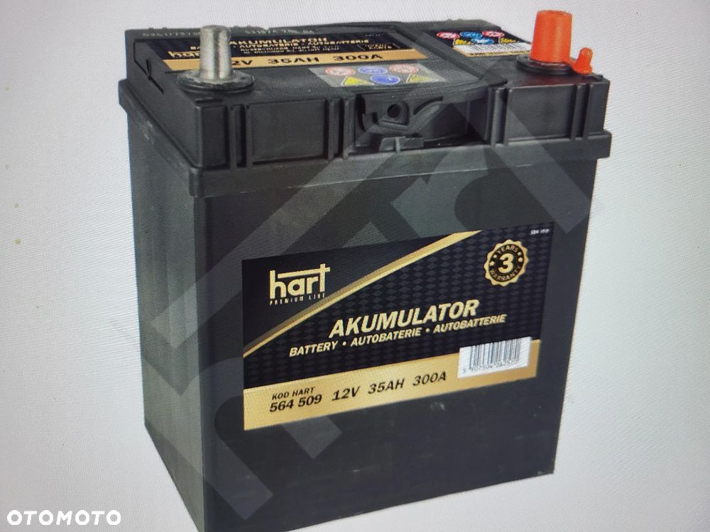 AKUMULATOR 35AH 300A 187X127X227/P+/PREM - 1
