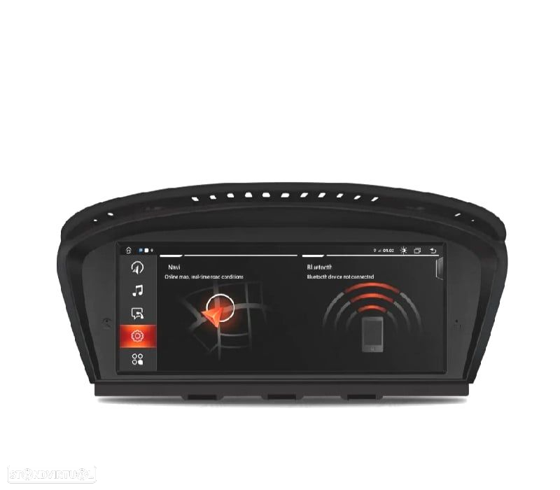 AUTO RÁDIO GPS ANDROID 12 PARA BMW SERIE 3 E90 E91 E92 E93 SERIE 5 E60 E61 E63 E64 05-08 CCC - 8