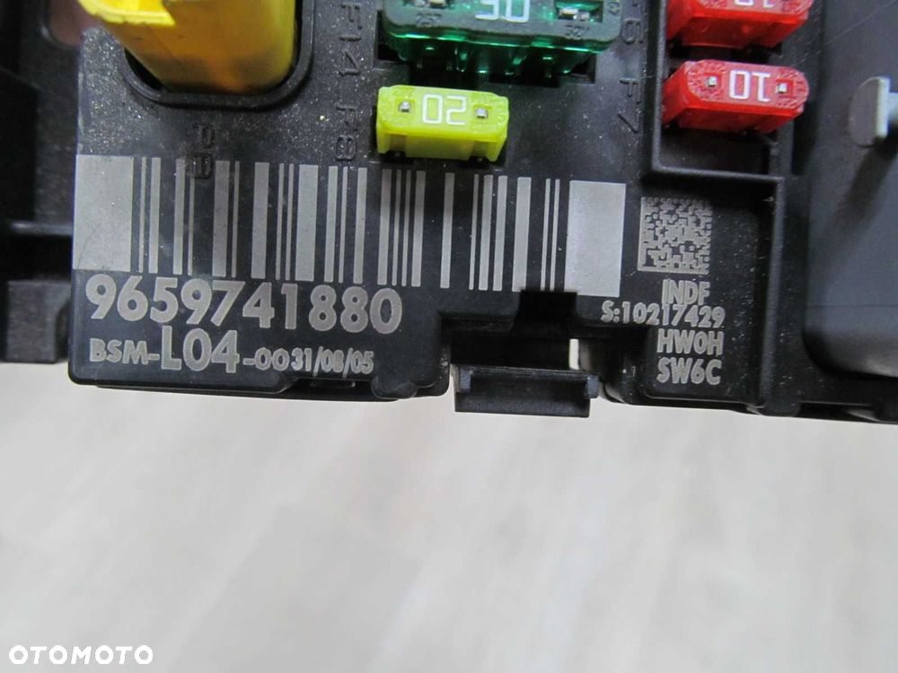 PEUGEOT CITROEN MODUL SKRZYNKA BSM L04 9659741880 - 4