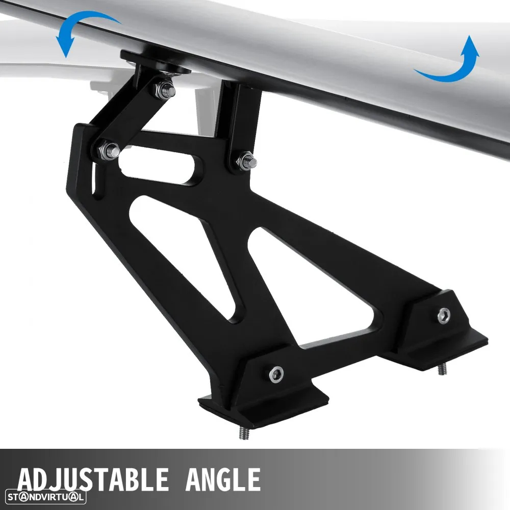 Aileron / lip / spoiler traseiro Universal em Aluminio estilo DTM / GT - 3