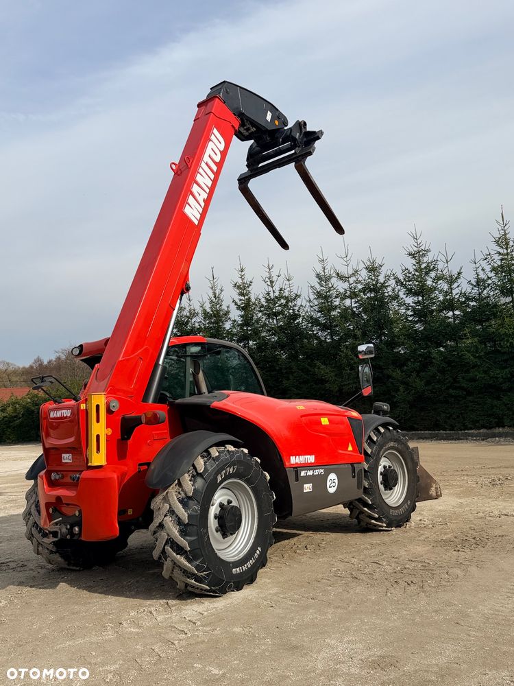 Manitou Ładowarka teleskopowa Manitou Mlt 840 137 PS łyżka widły Merlo 42.7 TF 737 130 Jcb 541-70 Bobcat TL 38.70 rolnicza budowlana KLIMA zaczep hydr - 22