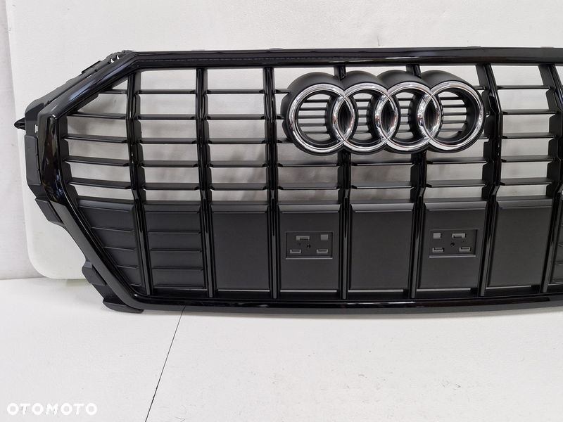 audi q3 2 ii 83a s-line grill atrapa chłodnicy zderzaka przód czarna 83a853651e - 3