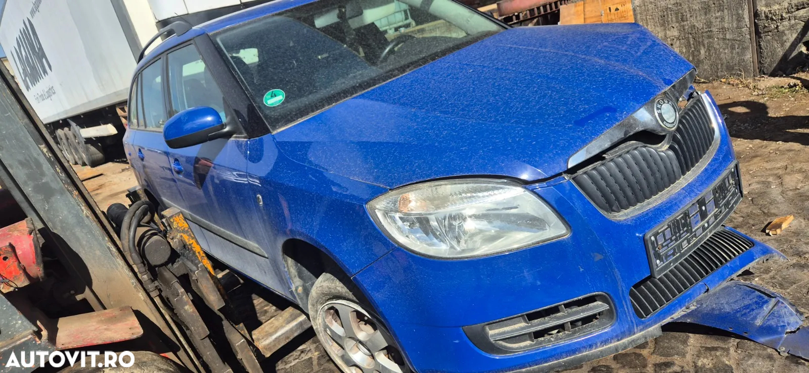 Plansa bord + airbaguri sofer si pasager Skoda Fabia 2 motor 1.2 benzina cod BZG 2008 - 5