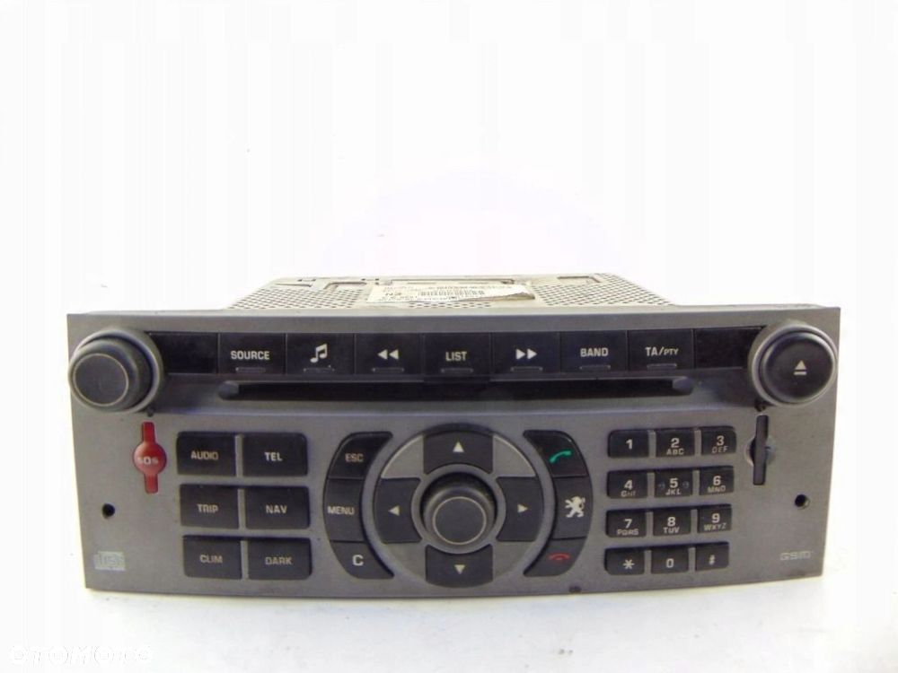 RADIO NAWIGACJA GPS PEUGEOT 407 (2004-2008) 96650244YP - 1