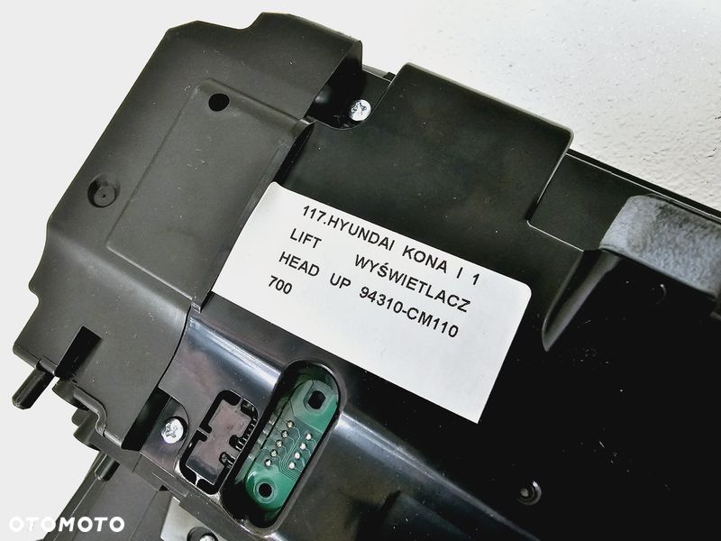 hyundai kona i 1 lift wyświetlacz head up 94310-cm110 - 4