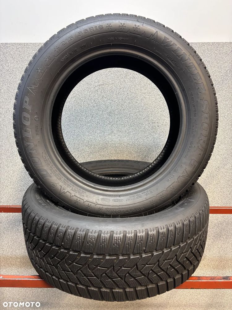2 OPONY ZIMOWE DUNLOP 215/55/16  97H  M+S, XL, WINTER SPORT 5 - 4