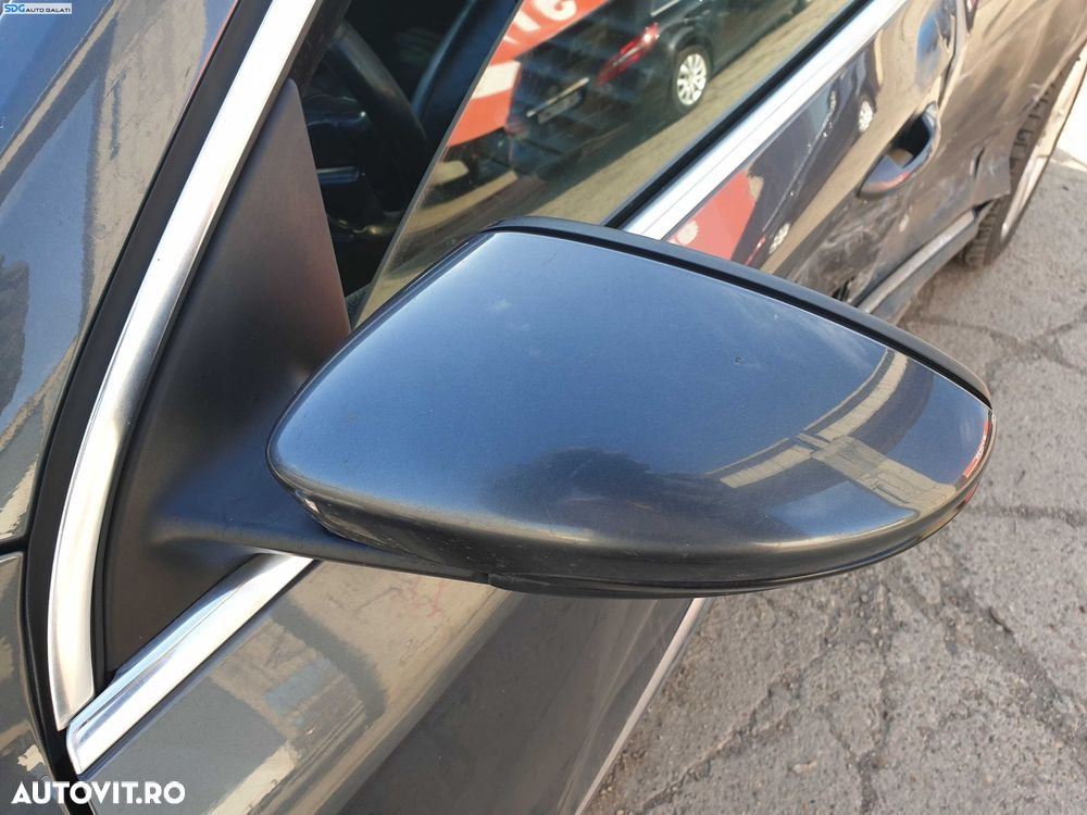 Oglinda Electrica Stanga cu Pliere Rabatare si Lumina Ambientala Volkswagen Passat B7 2010 - 2015 Culoare LK7X [K2085] - 4