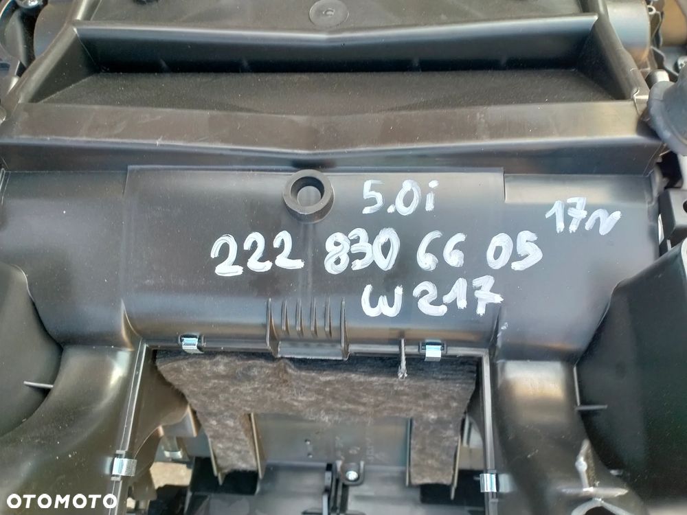 MERCEDES S 500 W217 COUPE / BENZYNA / NAGRZEWNICA DMUCHAWA KOMPLETNA / ORYGINAŁ - 2