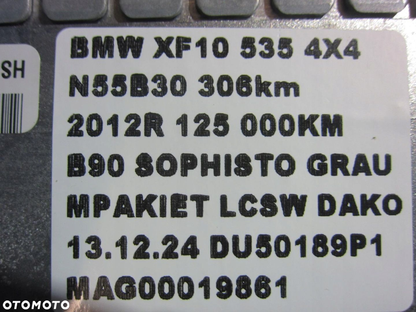 BMW F10 F06 WZMACNIACZ HARMAN HIFI AMPLITUNER 9264953 9296113 65129264953 - 7