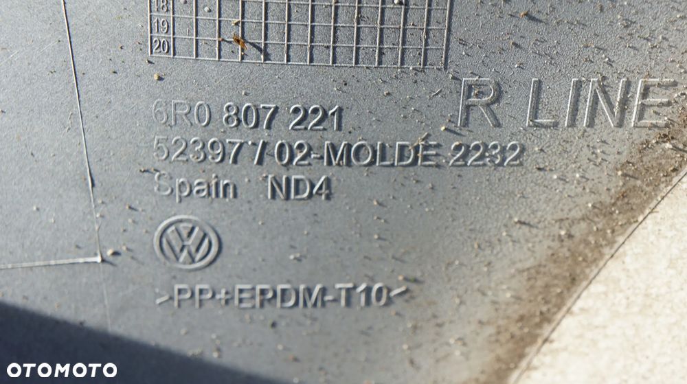 PRZEDNI ZDERZAK VW POLO V R LINE - 12