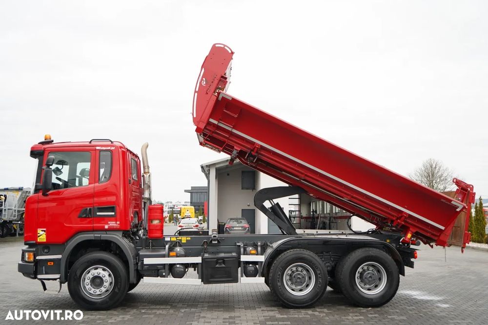 Scania G 370 / 6x4 / BASCULĂ DUBLU / HYDRODOLTA / BOARDMATIC / AUTOMATĂ / EURO 6 - 2