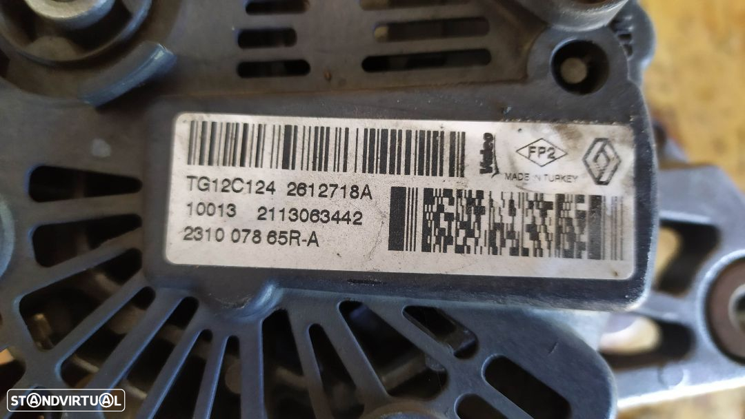 ALTERNADOR RENAULT CAPTUR / CLIO IV / KANGOO 1.5DCI 231000026R 231007865R - 2