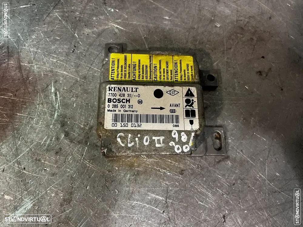 CENTRALINA DO AIRBAG RENAULT CLIO II 0285001312 7700428311 - 1