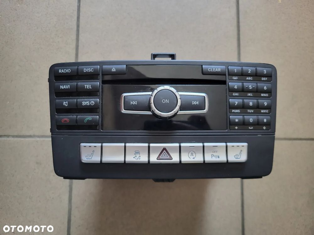 RADIO RADIOODTWARZACZ CD NAWIGACJA MERCEDES BENZ KLASA - E W212 A1729004111