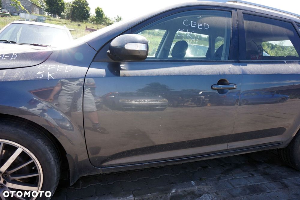 DRZWI PRZEDNIE LEWE CEED I LIFT KOMBI 5K  CZARNY KIA 2009-2012 - 4