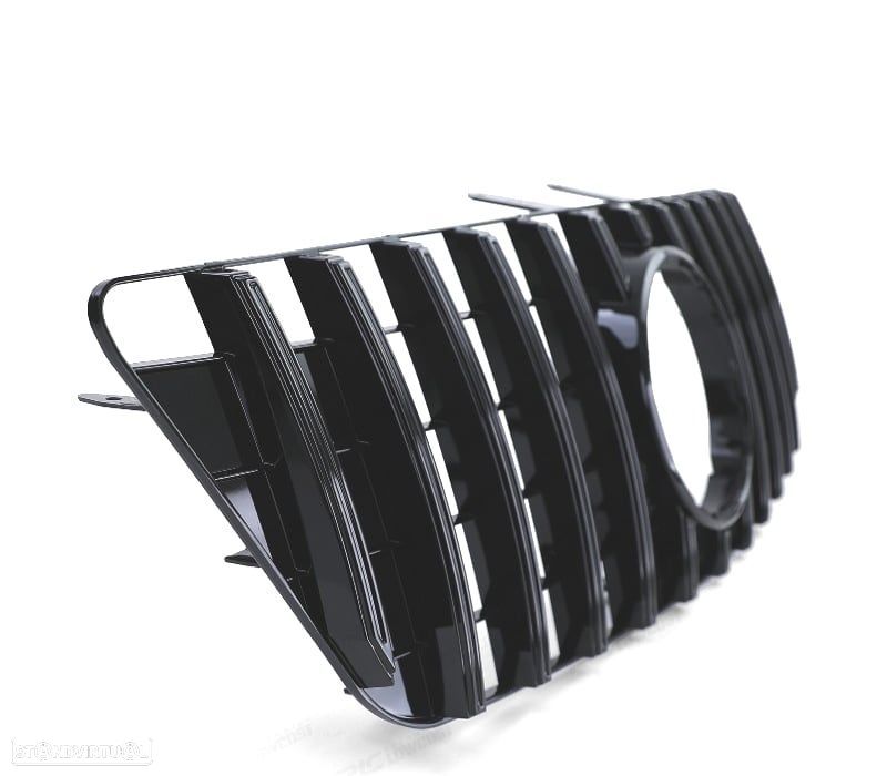 GRELHA FRONTAL MERCEDES M ML W164 08-11 LOOK AMG PRETO BRILHANTE - 2