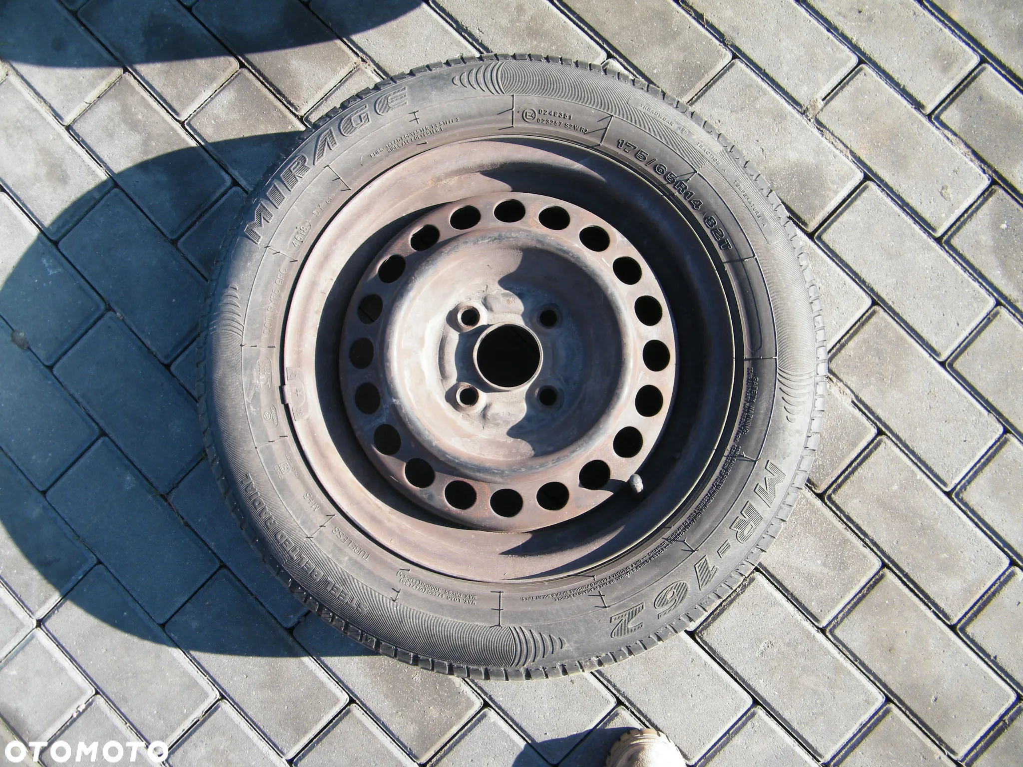 Koła komplet kół felgi stalowe opony letnie 175 / 65 / R14 Honda Jazz - 8