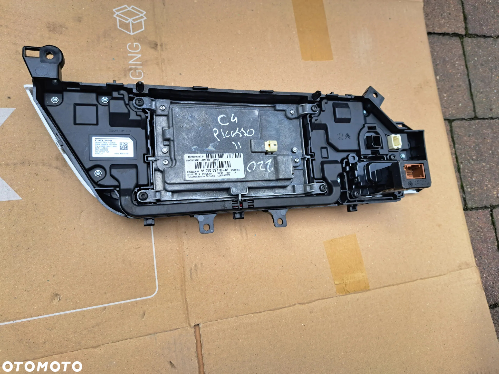 Citroen C4 Picasso II wyświetlacz ekran 9805089780 - 6