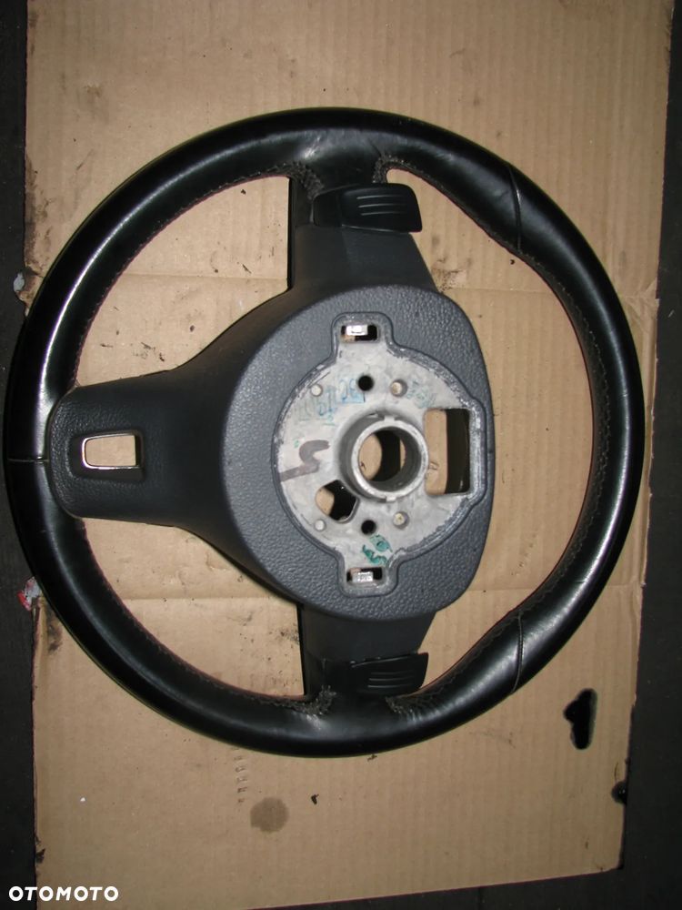 KIEROWNICA SKÓRA DSG ŁOPATKI VW GOLF VI KOMBI MULTIFUNKCJA - 6