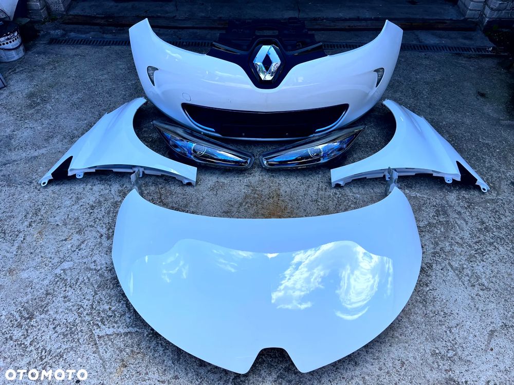 RENAULT ZOE I 2012-2019 PRZED LIFTEM PRZÓD KOMPLETNY MASKA ZDERZAK LAMPA BŁOTNIK CHŁODNICE PAS PRZEDNI