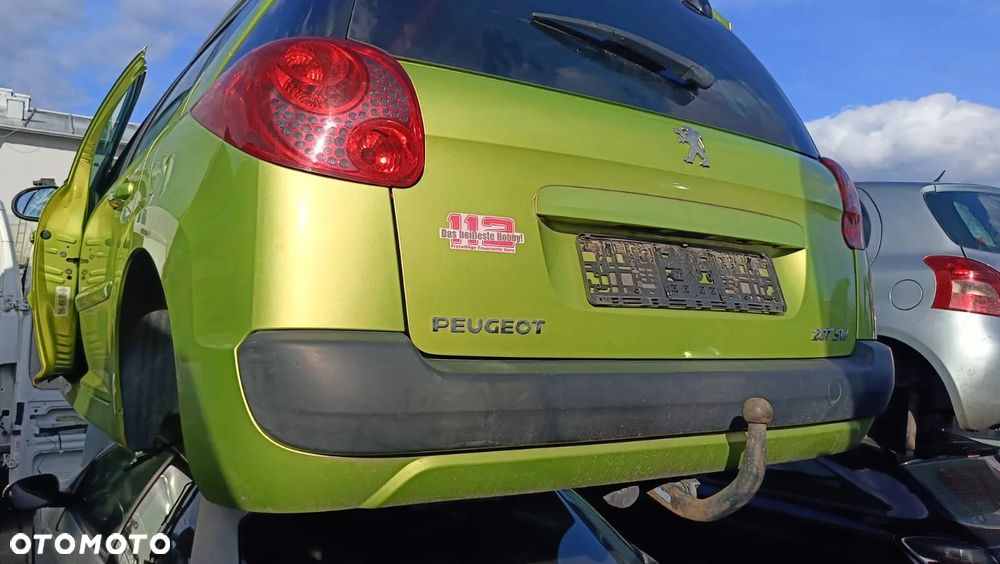 ZDERZAK TYŁ TYLNI PEUGEOT 207 SW KOMBI KAR - 1