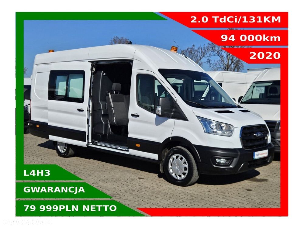 Ford transit L4H3 *79999zł NETTO* Brygadówka 6 osób 2.0TdCi/131KM - 1