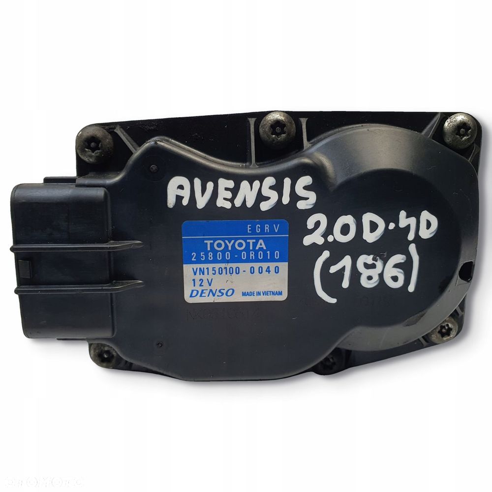 ZAWÓR EGR Toyota Avensis T27 2.0 D4D 25800-0R010 VN150100-0040 - 2