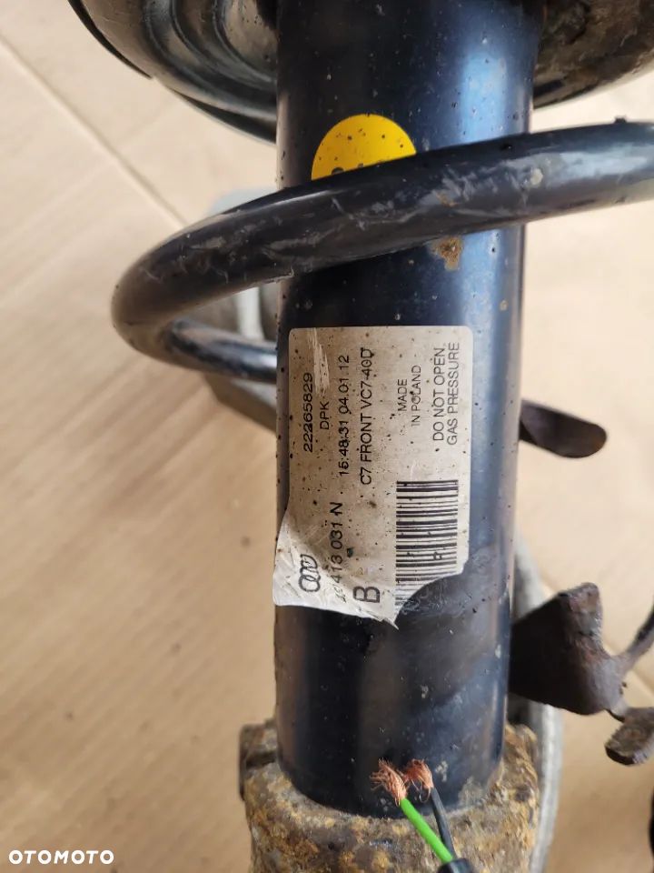 AUDI A5 A6 C7 A7 4G ZWROTNICA ZAWIESZENIE AMORTYZATOR PRZÓD PRAWY LEWY 2.0 TDI - 22