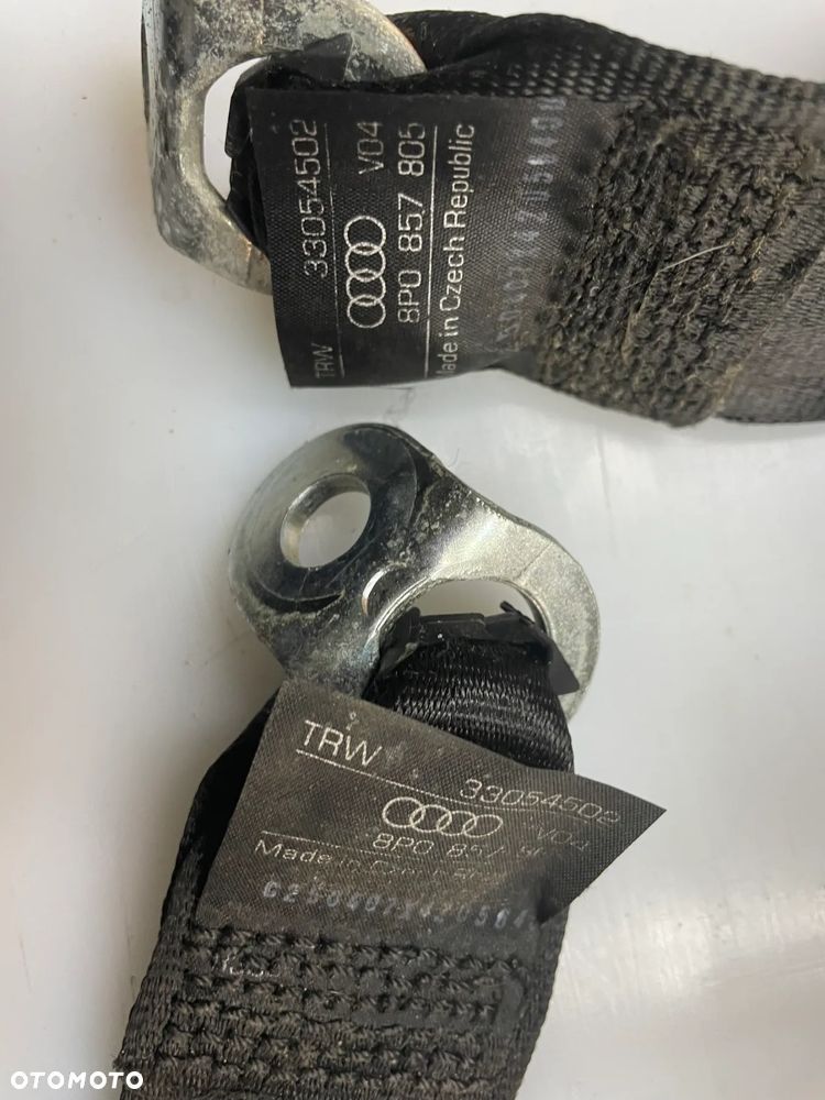 Pas bezpieczeństwa lewy prawy tył Audi A3 8P 3D 5D 8P0857805 - 3