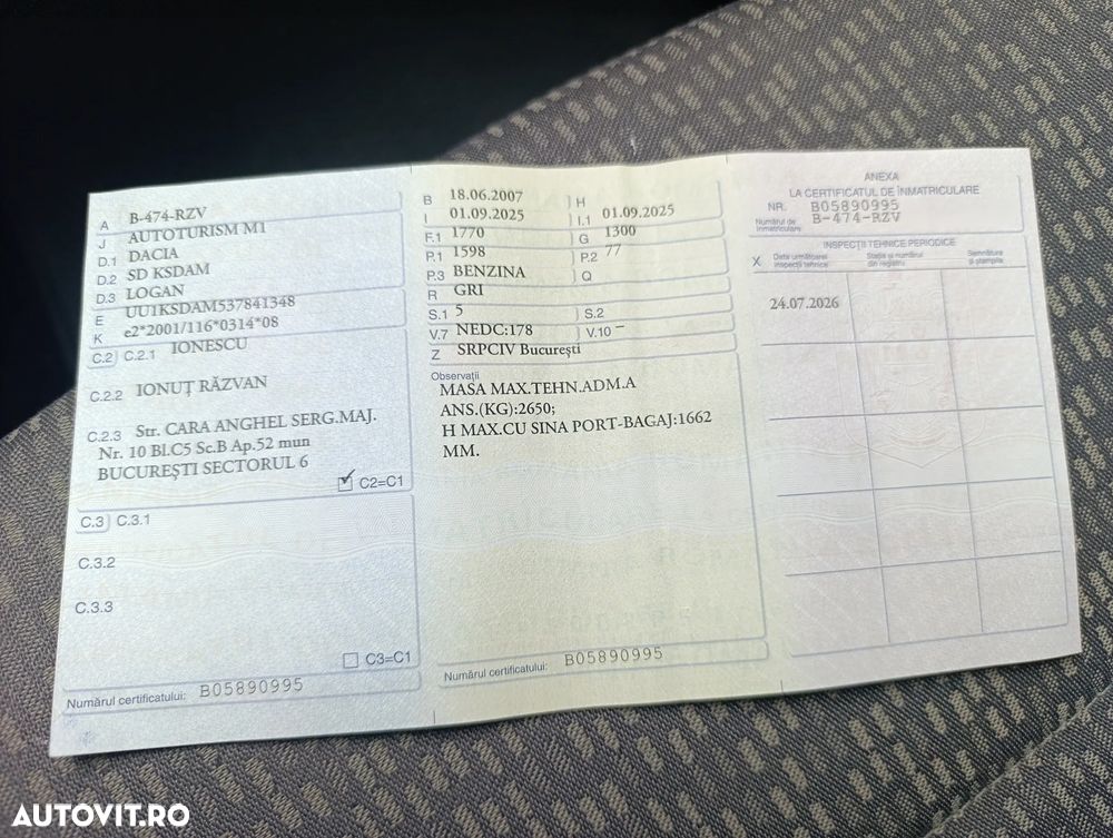 Dacia Logan K90 1.6 16v Laureate - 18