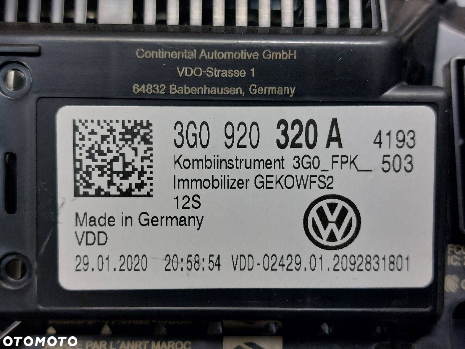 ZESTAW STARTOWY PASSAT B8 2.0 TDI 04L907309P 5Q0937086CF 3G0920320A - 14
