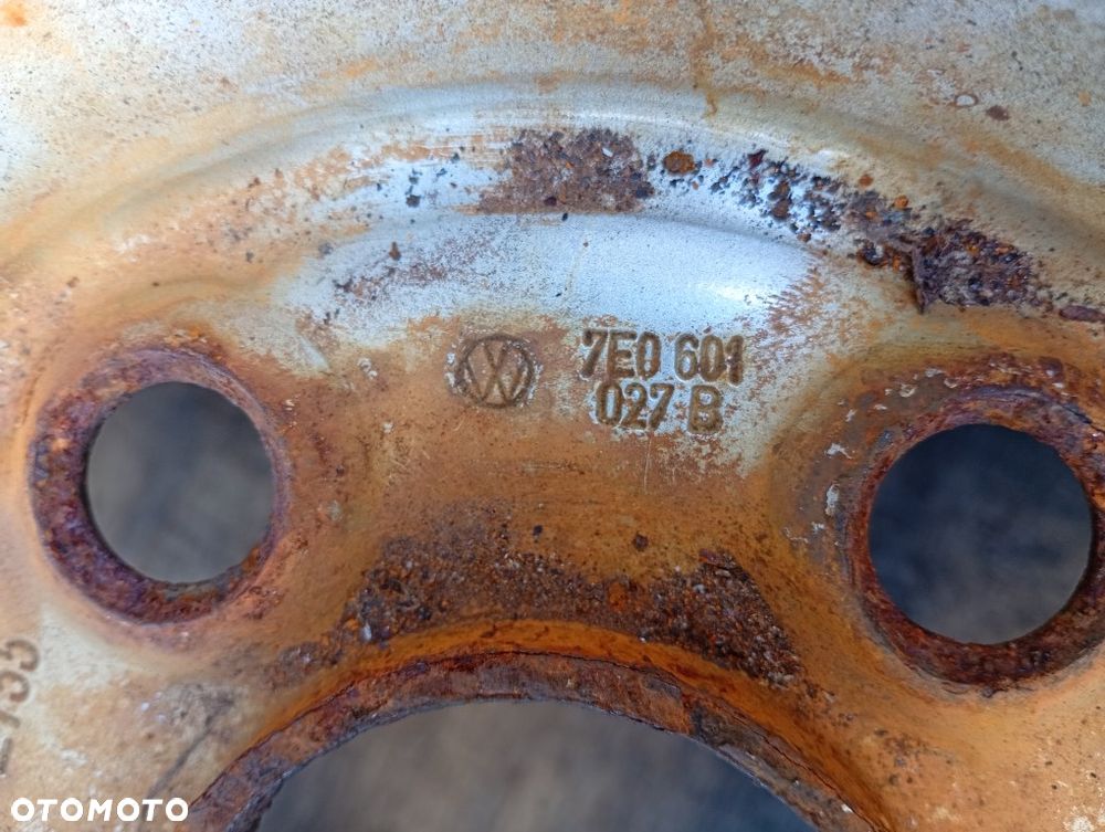 felga stalowa 7Jx17H2 ET55 vw transporter T5 T6 7E0601027B - 2