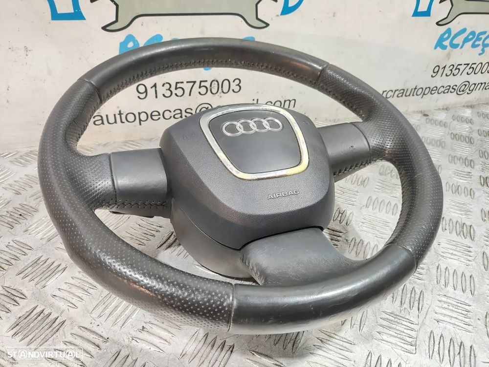 Volante + Airbag Completo em pele perfurada Audi A3 8P - 7