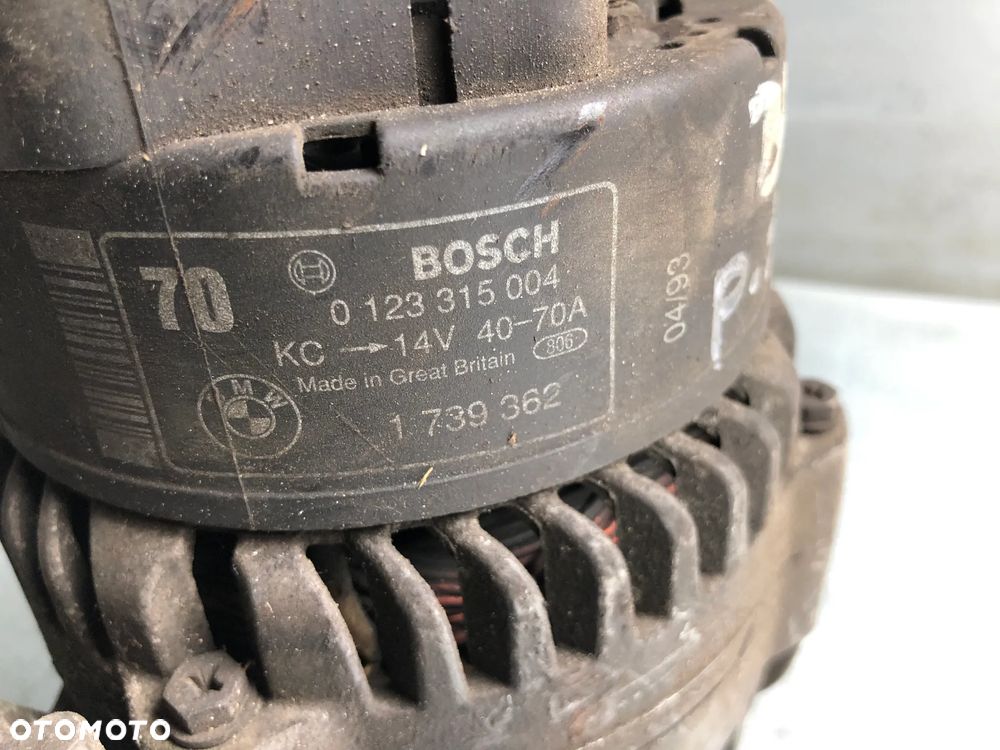 P-3281. Alternator 70A 1739362 1PK BMW E36 1.8 Benz. 0123315004 Gwarancja Wysyłka - 2